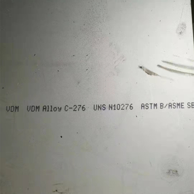 প্লেট গ্রেড Hastelloy C-276 অ্যালয় ASTM B575 UNS N10276 অ্যালয় প্লেট