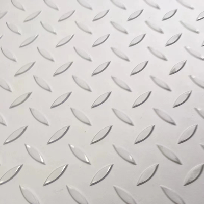 SUS304 স্টেইনলেস স্টিল প্লেট নিকেল 8 HR ASTM A240M 304 চেকার্ড