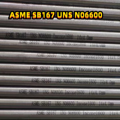 Astm B167 খাদ বিজোড় পাইপ Uns N06600 Inconel 600 O.D31.8 X 2.9mmt X 2ml