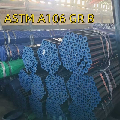 উচ্চ তাপমাত্রা সেবা জন্য ASTM A106 Gr B কার্বন SMLS ইস্পাত পাইপ মধ্যে 24 "Sch-Std PE মধ্যে বিজোড় পাইপ