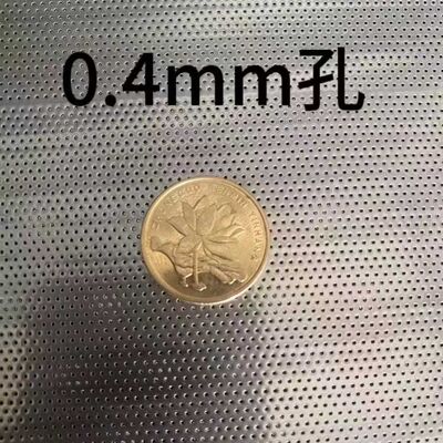 মাইক্রোফোরেশন সহ স্টেইনলেস স্টীল শীট