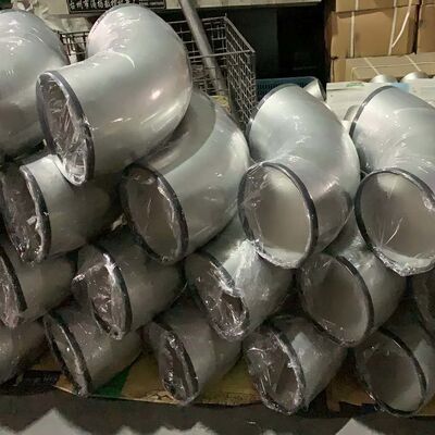 কনুই 45º আবেস্তায় 254 এসএমও 10 "লম্বা ব্যাসার্ধ" এসএইচ -40 বিডাব্লু এস31254 স্টেইনলেস স্টিল ইবল্লো