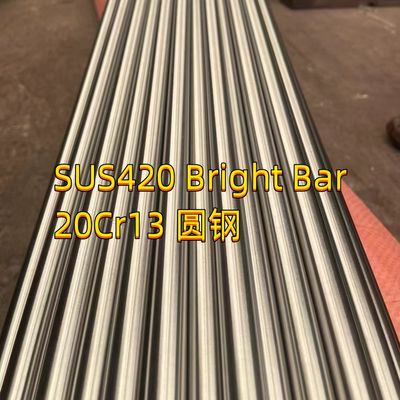 SUS420 স্টেইনলেস স্টিল বার গোলাকার রড 1.4037 X65Cr13 AISI 420 11.6 H11 দৈর্ঘ্য 3 মি
