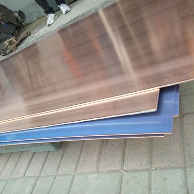 C10100 রেড কপার প্লেট শীট 3mm*1000*2000mm বৈদ্যুতিক তারের জন্য খাঁটি