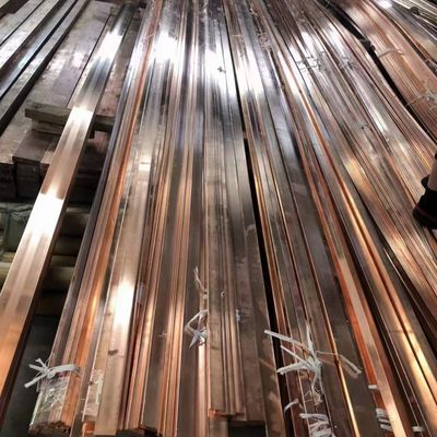 বর্গাকার আকৃতির খাঁটি তামা বার 20*20 30*30 মিমি লাল তামা বার C1100 1/2H হার্ড শ্যাফ্ট