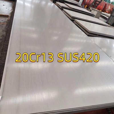 AISI 420 শীট TISCO 20Cr13 SUS420J1 430J2 DIN 1.4021 স্টেইনলেস স্টীল প্লেট 10-50mm