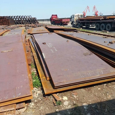 AH36 স্টিল প্লেট10mm Thick 2.4m*1.2m Material to be Blasted and Primed with Weldable Primer (এইচ৩৬ স্টিল প্লেট10 মিমি থিক 2.4 মি*1.2 মি)