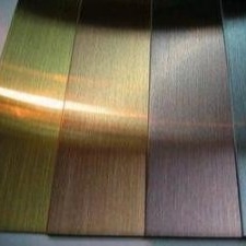 0.5*1240x2440mm স্টেইনলেস স্টীল মসৃণ আয়না শীট প্যানেল টি-গোল্ড আয়না প্লেট
