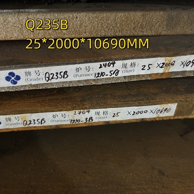 কার্বন ইস্পাত প্লেট বেধ 3-60mm গরম ঘূর্ণিত Q235 S235JR SS400 কাঠামোর জন্য
