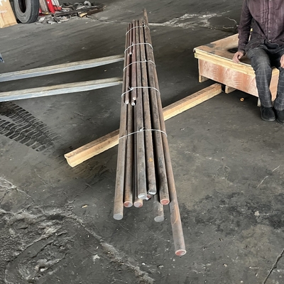 EN 10028 S355J2 গোলাকার বার Dia 50*6000MM DIN 1.0577 (S355J2+N) ST52-3 খাদ ইস্পাত বার