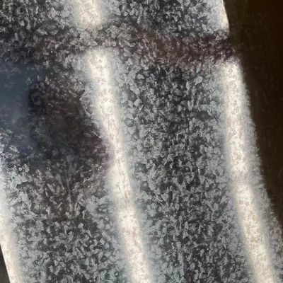 DX51D + Z275 EN 10346/10143 নিয়মিত স্প্যাঙ্গেল ক্রোম্যাট স্কিন পাস গ্যালভানাইজড স্টিল শীট কয়েল 1.5*1250MM