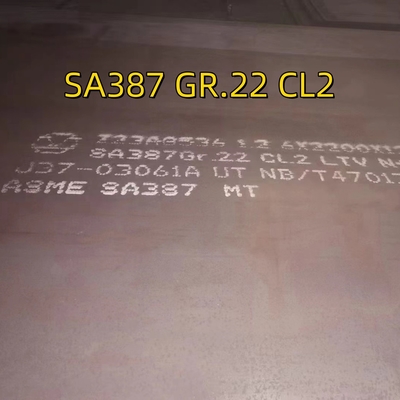 SA387 Gr22 Cl2 হট রোলড অ্যালোয় স্টিল প্লেট EN 10028 13CrMoSi5-5 চাপ জাহাজ স্টিল প্লেট