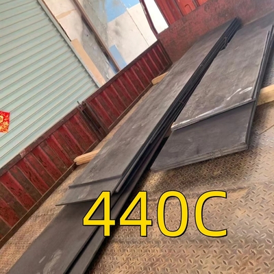 SUS440C স্টেইনলেস স্টীল ফ্ল্যাট প্লেট বার আকার 30MM X 115 X 2METER গরম ঘূর্ণিত 9Cr18Mo 440C