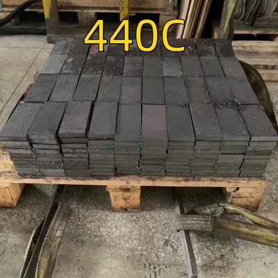 SUS440C স্টেইনলেস স্টীল ফ্ল্যাট প্লেট বার আকার 30MM X 115 X 2METER গরম ঘূর্ণিত 9Cr18Mo 440C