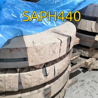 উচ্চ শক্তি 1.6x1250 JIS G 3141 SAPH440-P গরম ঘূর্ণিত পিকলিং স্টীল কয়েল কাটার স্ট্রিপ