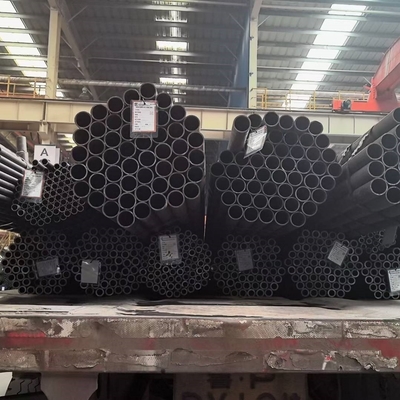 অ্যালাইড সিউমলেস স্টিল পাইপ 48x5mm ASTM A-335 গ্রেড T5 P5 Sch40 ASME B36.10M L=6000mm