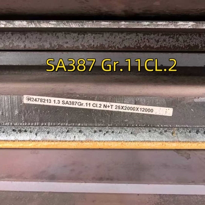 SA387 Gr.11CL.2 বয়লার স্টিল প্লেট 25*2000*12000MM ক্রোম মলি অ্যালগ্রি স্টিল প্লেট