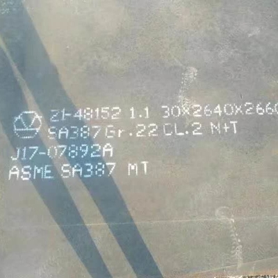 SA387 Gr.11 CL.2 LTV N+T স্টিল প্লেট ASME SA387 বয়লার প্লেট গরম ঘূর্ণিত ASME SA387