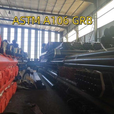উচ্চ তাপমাত্রা সেবা জন্য ASTM A106 Gr B কার্বন SMLS ইস্পাত পাইপ মধ্যে 24 "Sch-Std PE মধ্যে বিজোড় পাইপ