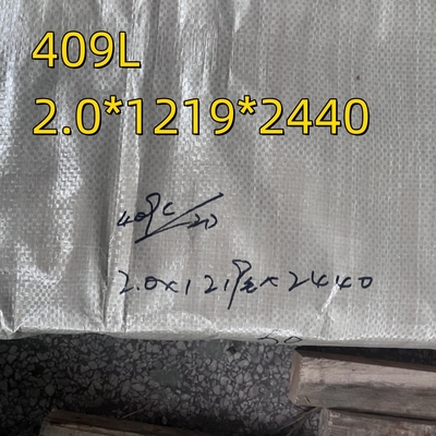 গ্রেড 409L 1.4510 কোল্ড রোলড স্টেইনলেস স্টীল শীট 0.5-3 মিমি 2B 2D সমাপ্ত SUH409L