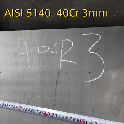 40Cr গরম ঘূর্ণিত কার্বন ইস্পাত প্লেট AISI 5140 খাদ ইস্পাত প্লেট 4 * 1270 * 2000MM শিল্প যন্ত্রাংশ জন্য