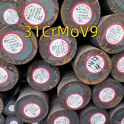 অ্যালোয় গোলাকার বার ব্যাসার্ধ 55-400 মিমি ম্যাট DIN 1.8519 31CrMoV9 3-6 মিটার টুল ছাঁচ ইস্পাত