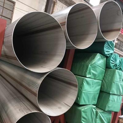 স্টেইনলেস স্টীল ওয়েল্ডড টিউব 14 ", CON COSTURA, ASME B36.19M, SCH 10, BE, ASTM A312 GR. TP304