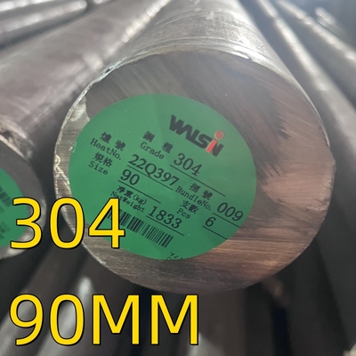 1.4301 SUS304 গোলাকার 6 মিমি স্টেইনলেস স্টীল রড ASTM A276 Aisi 304 TP304 গরম ঘূর্ণিত