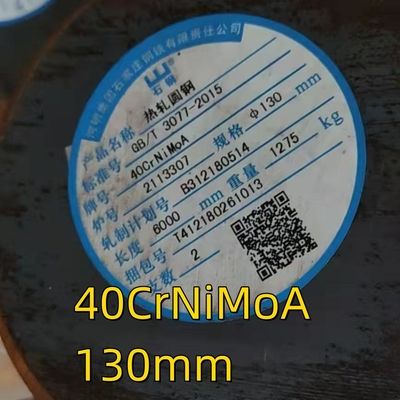 ASTM SAE4340  DIN 1.6511 Alloy Round Rod SNCM439/40CrNiMoA Quenching For High strength shafts
