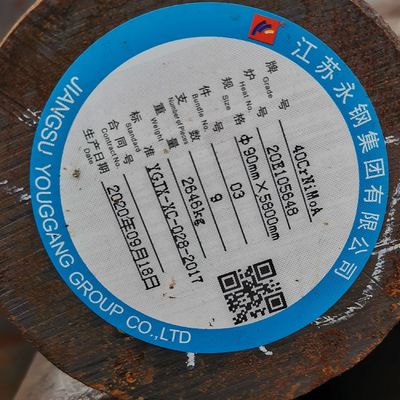 SAE4340 জিবি 40CrNiMoA এন 10250-3 অ্যালো ইস্পাত রাউন্ড