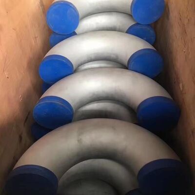 কনুই 45º আবেস্তায় 254 এসএমও 10 "লম্বা ব্যাসার্ধ" এসএইচ -40 বিডাব্লু এস31254 স্টেইনলেস স্টিল ইবল্লো