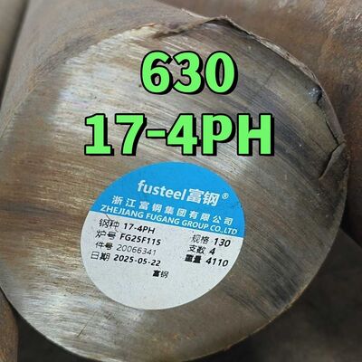 EN 1.4548 AISI630 17-4 PH SUS630 স্টেইনলেস স্টীল গোলাকার রড অবস্থা H1150 কঠোরতা 28HRC (ন্যূনতম)