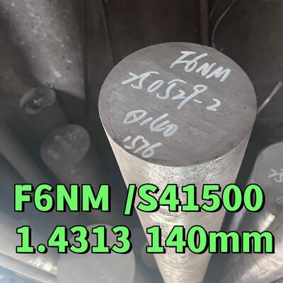 ASTM A182 F6NM স্টেইনলেস স্টীল EN1.4313 UNS S41500 সুপার মার্টেনসাইটিক রাউন্ড বার & ফোরিং
