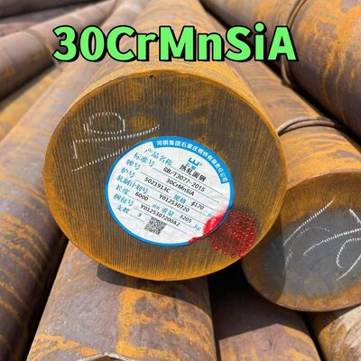 30CrMnSiA খাদ ইস্পাত বৃত্তাকার বার GB/T 3077 উচ্চ শক্তি শ্যাফ্ট জন্য 20-300mm গরম ঘূর্ণিত forged