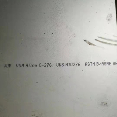 গ্রেড Hastelloy C-276 খাদ ASTM B575 UNS N10276 খাদ প্লেট