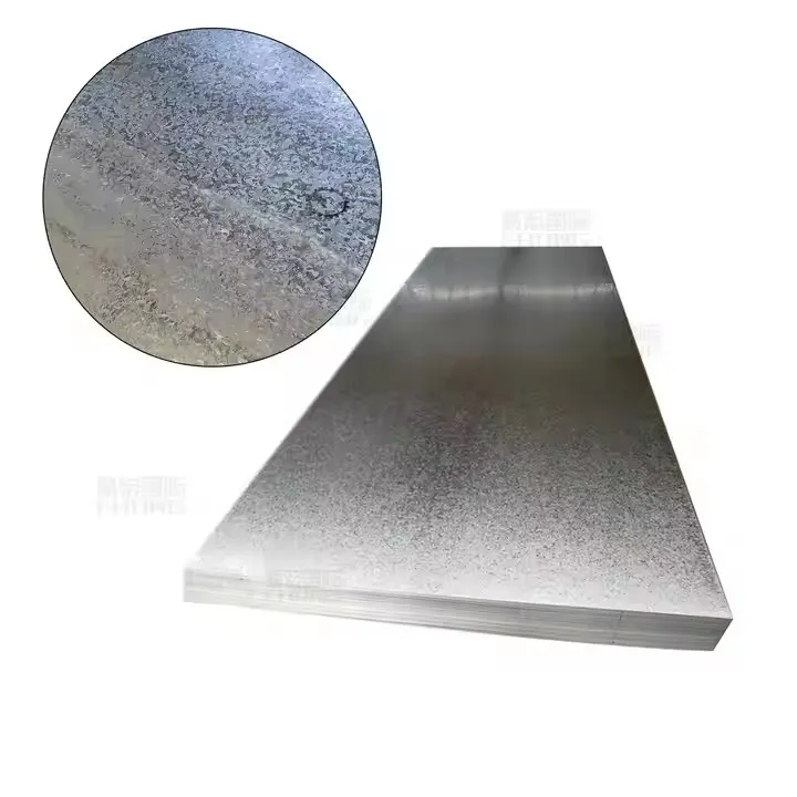 গ্যালভানাইজড পৃষ্ঠ চিকিত্সা SGCC DX51D গ্রেড গ্যালভানাইজড স্টিল শীট Z80-Z275 1