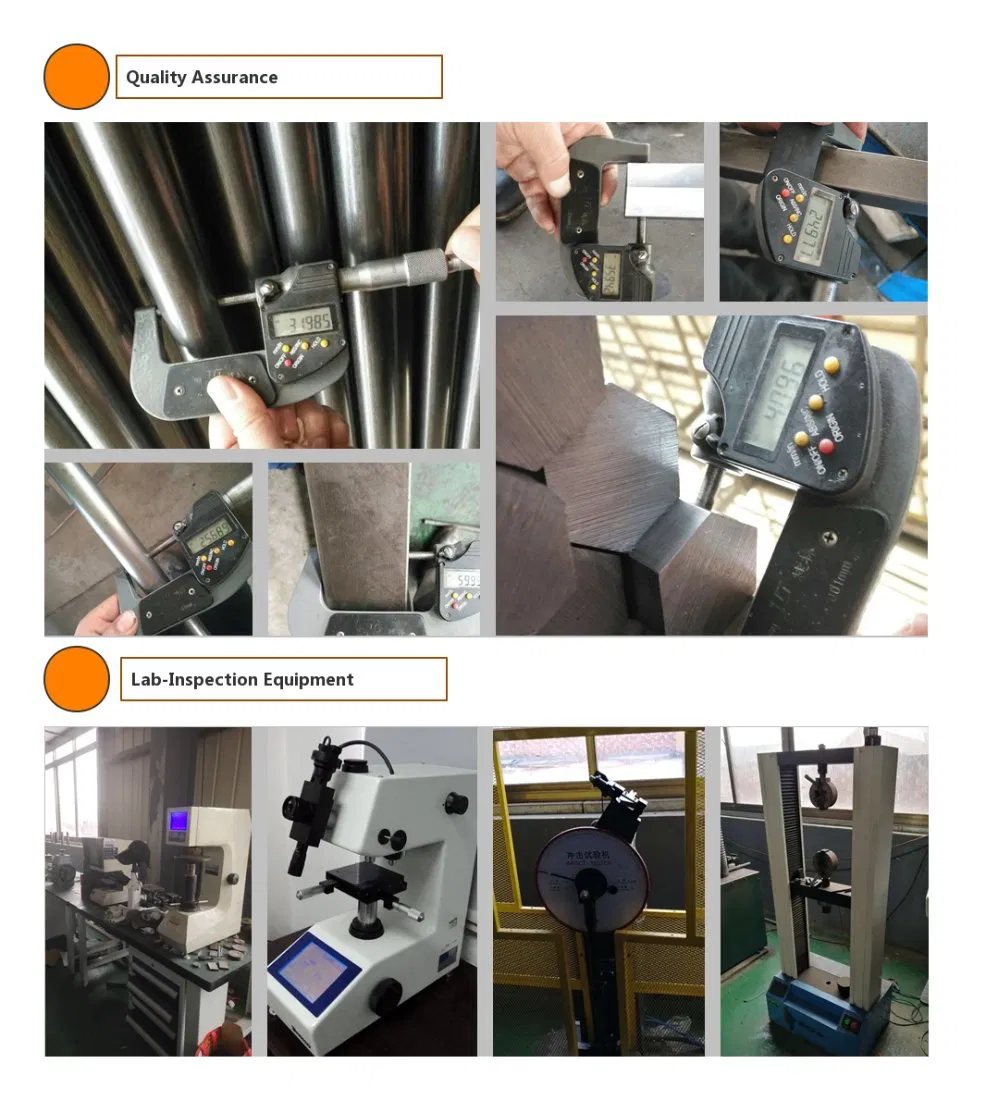 SAE1045 গোলাকার রড কার্বন ইস্পাত ঠান্ডা টানা হেক্স / গোলাকার / ফ্ল্যাট বার 2